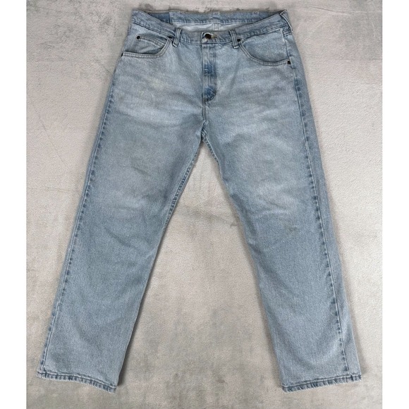 Wrangler Other - Wrangler Premium Quality Jeans Men's 34x30 Light Wash Straight Leg Denim